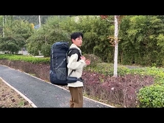 40L Nylon Ripstop Outdoor Wodoodporny plecak turystyczny z osłoną przeciwdeszczową